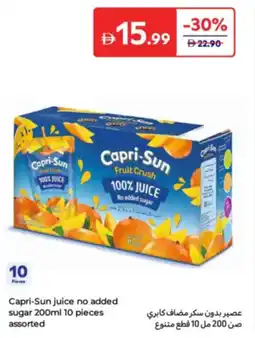 Carrefour Capri-Sun juice no added sugar assorted offer