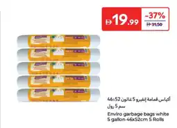 Carrefour Enviro garbage bags white offer