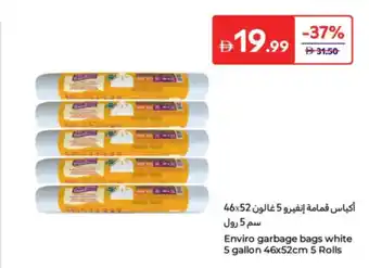 Carrefour Enviro garbage bags white offer