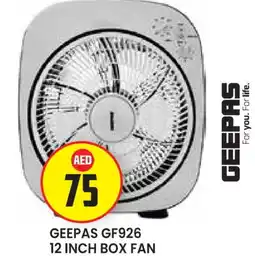 Baniyas Spike Hypermarket GEEPAS Fan offer