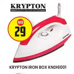Baniyas Spike Hypermarket KRYPTON Ironbox offer