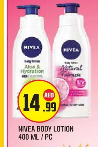 Baniyas Spike Hypermarket Nivea Body Lotion & Cream offer
