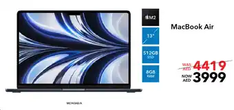 Sharaf DG MacBook Air MLY43AB/A offer