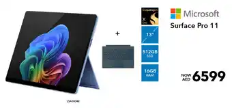 Sharaf DG Microsoft Surface Pro 11 ZIA00048 offer