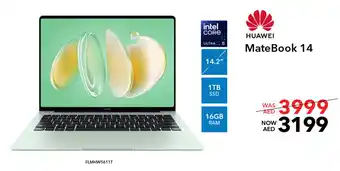 Sharaf DG Huawei MateBook 14 FLMHW5611T offer