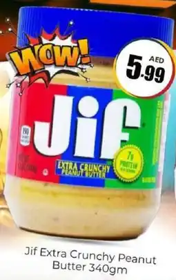 Amber Jif Extra Crunchy Peanut Butter offer