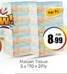 Amber Marjan Tissue offer