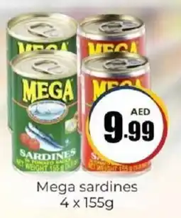 Amber Mega sardines offer