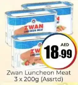 Amber Zwan Luncheon Meat offer