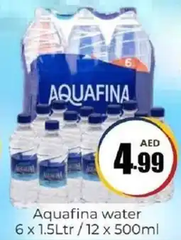 Amber Aquafina water offer