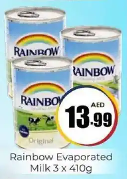 Amber Rainbow Evaporated Milk offer