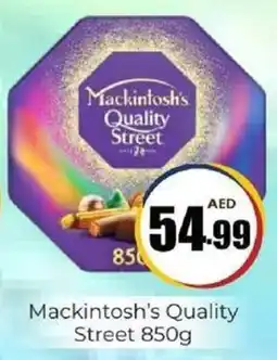 Amber Mackintosh's Quality Street offer
