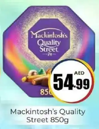 Amber Mackintosh's Quality Street offer