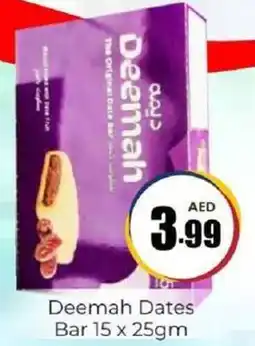 Amber Deemah Dates Bar offer