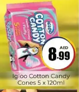 Amber Igloo Cotton Candy Cones offer