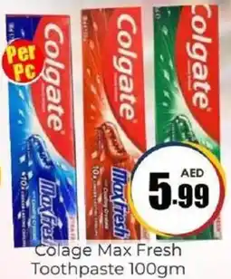 Amber Colage Max Fresh Toothpaste offer