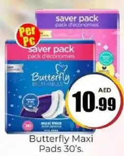 Amber Butterfly Maxi Pads offer