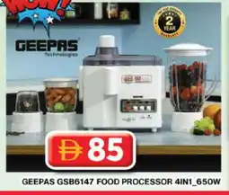 Grand Hyper Market GEEPAS Food Processor offer