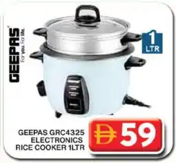 Grand Hyper Market GEEPAS Rice Cooker offer