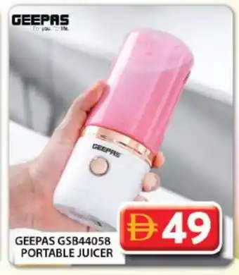 Grand Hyper Market GEEPAS Juicer offer