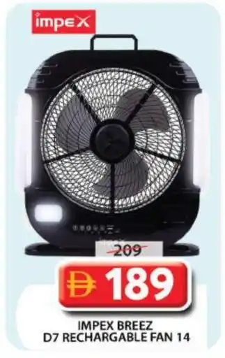 Grand Hyper Market IMPEX Fan offer