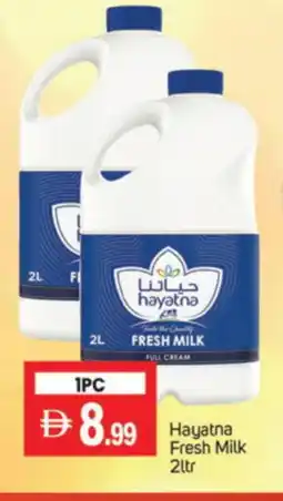 Talal Market HAYATNA Full Cream Milk offer