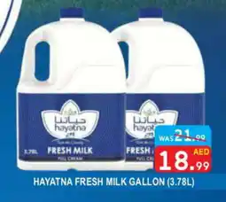 United Hypermarket HAYATNA Fresh Milk offer
