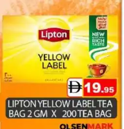Mango Hypermarket LLC Lipton Tea Bags offer
