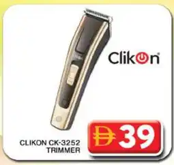 Grand Hyper Market CLIKON Remover / Trimmer / Shaver offer