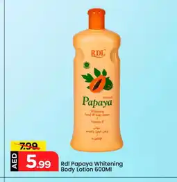 Mark & Save RDL Body Lotion & Cream offer