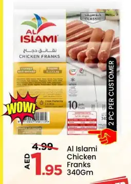 Mark & Save AL ISLAMI Chicken Sausage offer