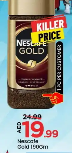 Mark & Save NESCAFE GOLD Coffee offer