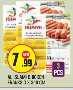 Baniyas Spike Hypermarket AL ISLAMI Chicken Franks offer