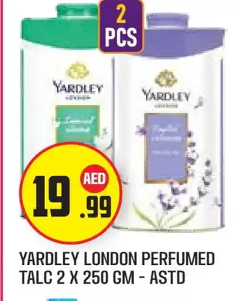 Baniyas Spike Hypermarket YARDLEY Talcum Powder offer