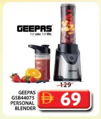 Grand Hyper Market GEEPAS Mixer / Grinder offer