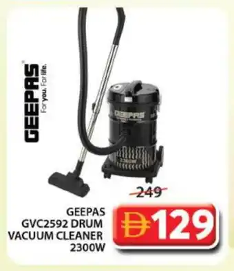 Grand Hyper Market GEEPAS Vacuum Cleaner offer
