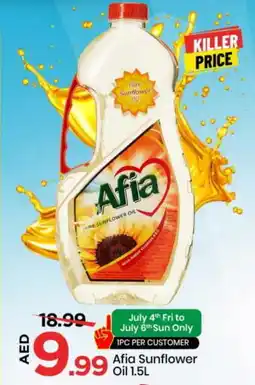 Mark & Save AFIA Sunflower Oil offer