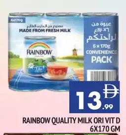 Al Madina RAINBOW Fresh Milk offer