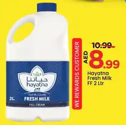 Mark & Save HAYATNA Full Cream Milk offer