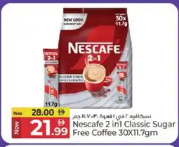 Kenz Hypermarket NESCAFE Coffee 2in1 offer