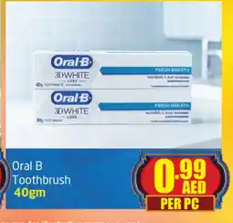 Delta Centre ORAL-B Toothpaste offer