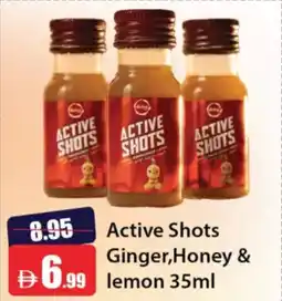 RAK Coop Active Shots Ginger Honey & lemon offer