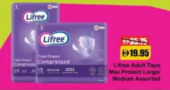 RAK Coop Lifree Adult Tape Max Protect Large Medium offer