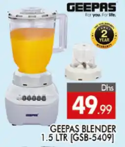 Al Madina GEEPAS Mixer / Grinder offer