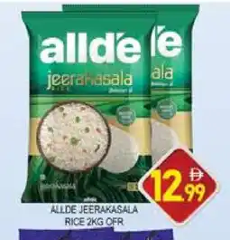 Al Madina ALLDE Jeerakasala Rice offer