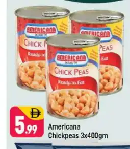Shaklan AMERICANA Chick Peas offer