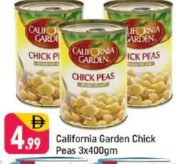 Shaklan CALIFORNIA GARDEN Chick Peas offer