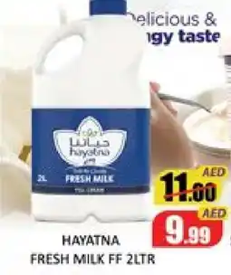 Mango Hypermarket LLC HAYATNA Fresh Milk offer