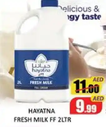 Mango Hypermarket LLC HAYATNA Fresh Milk offer