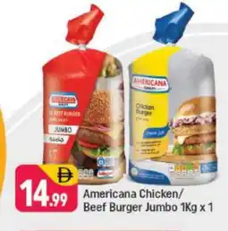 Shaklan AMERICANA Chicken Burger offer